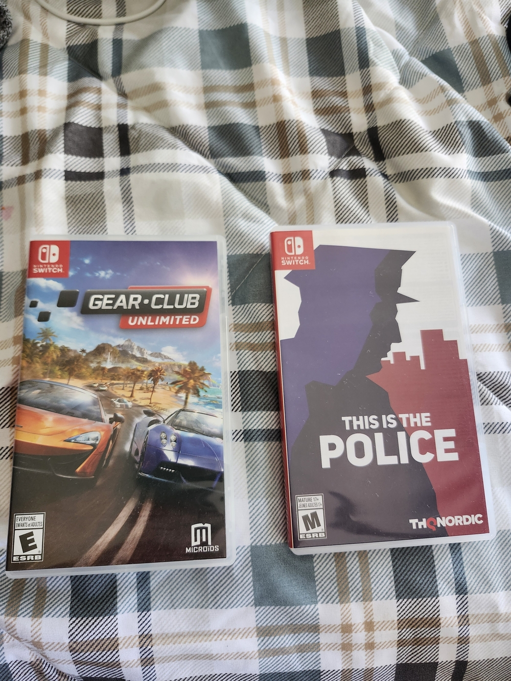 Two Nintendo Games - Gear•Club And This Is The Police